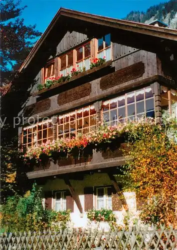 AK / Ansichtskarte Oberstdorf Ferienhaus Aussenansicht Oberstdorf