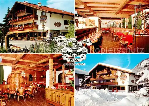 AK / Ansichtskarte Reit_im_Winkl Restaurant Konditorei Kur Cafe Sommer Winter 