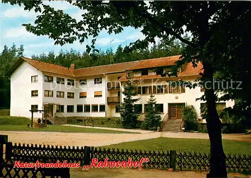 AK / Ansichtskarte Hertlingshausen Naturfreundehaus Rahnenhof Hertlingshausen