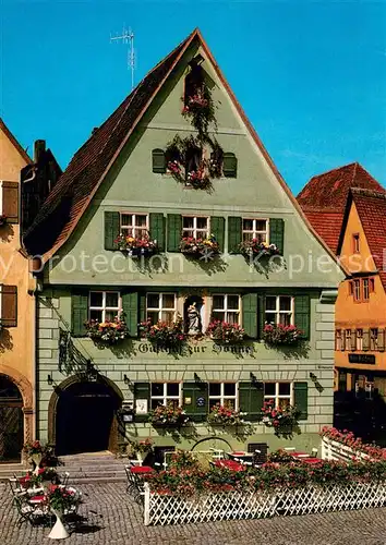 AK / Ansichtskarte Dinkelsbuehl Gasthof Sonne Dinkelsbuehl