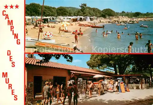 AK / Ansichtskarte Grimaud_83 Camping des Mures Strandpartie 