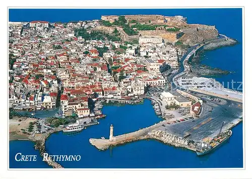 AK / Ansichtskarte Rethymno_Kreta Fliegeraufnahme Rethymno Kreta