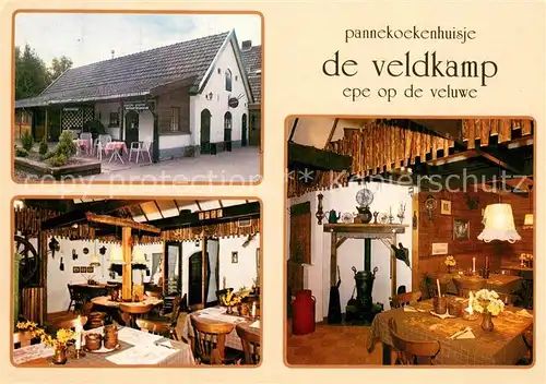 AK / Ansichtskarte Epe Wissel_Gelderland_NL Pannekoekenhuisje De Veldkamp Gastraeume 