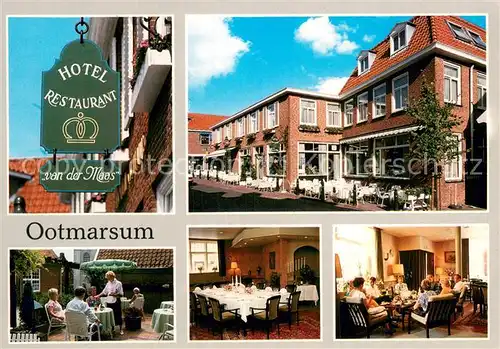AK / Ansichtskarte Ootmarsum_NL Hotel Restaurant van der Maas Gastraeume Terrasse 