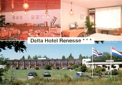 AK / Ansichtskarte Renesse_aan_Zee_NL Delta Hotel Renesse Gastraeume Zimmer 