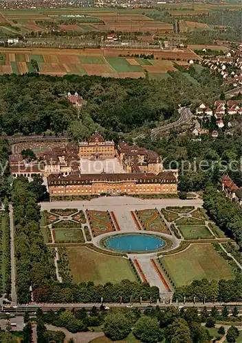 AK / Ansichtskarte Ludwigsburg__Wuerttemberg Schloss mit Parkanlage Fliegeraufnahme 