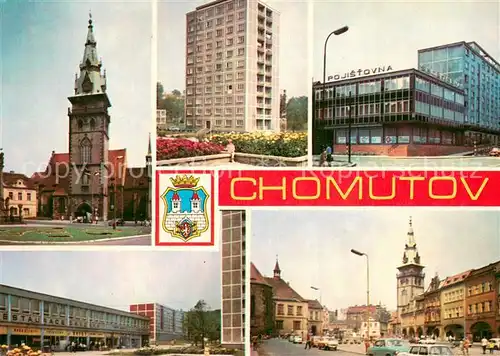AK / Ansichtskarte Chomutov_Komotau_CZ Ortsansichten 
