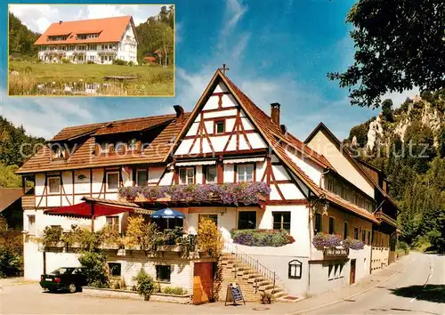 AK / Ansichtskarte Muensingen_BW Land und Ferienhotel Wittstaig 