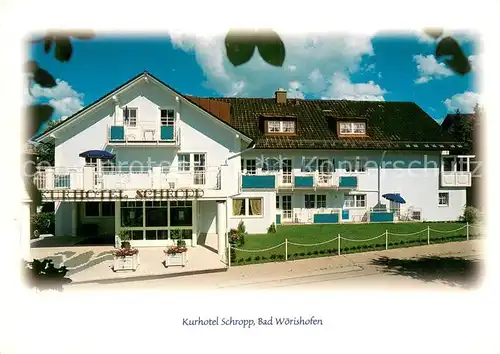 AK / Ansichtskarte Bad_Woerishofen Kneipp Kurhotel Schropp Bad_Woerishofen