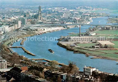 AK / Ansichtskarte Arnhem_Arnheim_NL Nelson Mandelabrug Fliegeraufnahme 