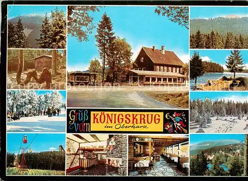 AK / Ansichtskarte Braunlage Koenigskrug Teilansichten Braunlage