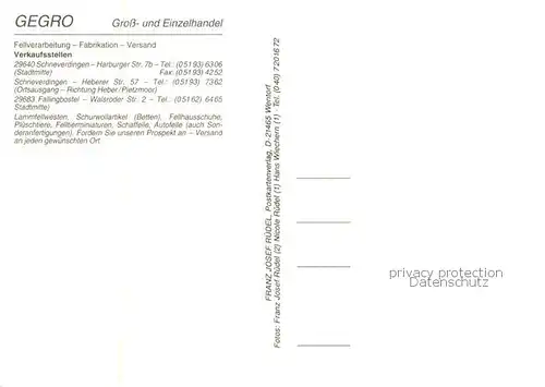 AK / Ansichtskarte Schneverdingen GEGRO Gross und Einzelhandel Heidelandschaft Seepartie Schneverdingen