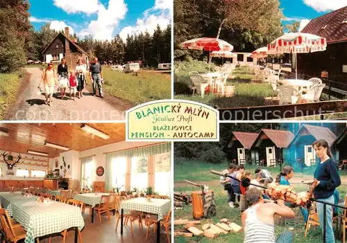 AK / Ansichtskarte Blazejovice_Prachatice_Prachatitz_CZ Blanicky Mlyn Pansion Autocamp 