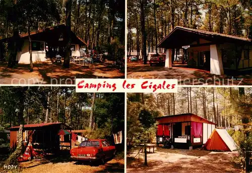 AK / Ansichtskarte Moliets_Plage_40_Landes Camping Caravaning Les Cigales 