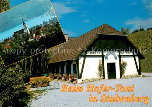 AK / Ansichtskarte Stubenberg_Steiermark Buschenschank Hofer Toni Aussenansicht Stubenberg_Steiermark