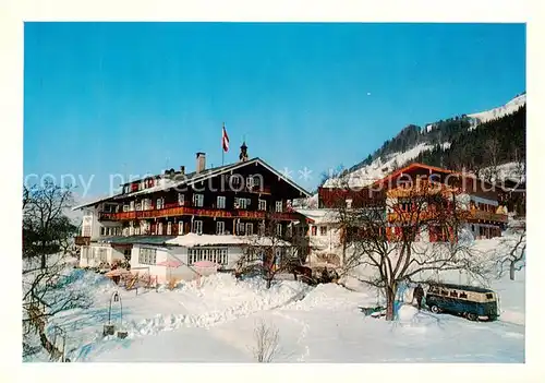 AK / Ansichtskarte Kitzbuehel_Tirol Hotel Tennerhof Winter Schnee Kitzbuehel Tirol