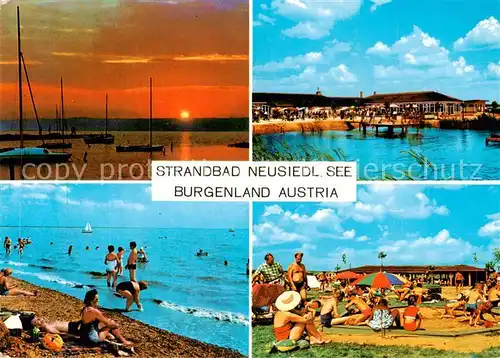 AK / Ansichtskarte Neusiedler_See_AT Strandbad Neusiedler See Burgenland 