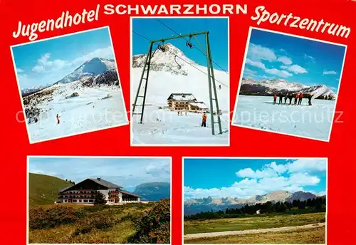 AK / Ansichtskarte Jochgrimm Jugendhotel Schwarzhorn Sportzentrum Wintersport   Albergo Corno Nedo Jochgrimm