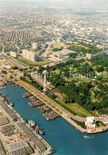 AK / Ansichtskarte Rotterdam Fliegeraufnahme Rotterdam