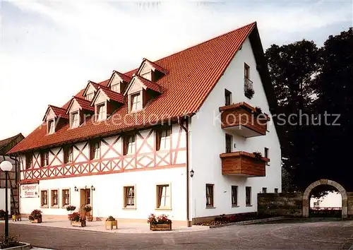 AK / Ansichtskarte Ebensfeld Landgasthof Hummel Aussenansicht Ebensfeld