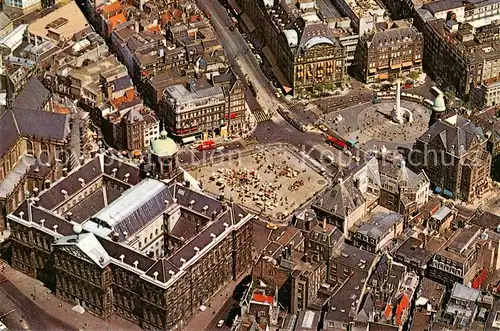AK / Ansichtskarte Amsterdam__NL Fliegeraufnahme Der Koenigspalast  