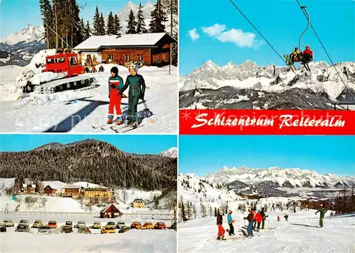AK / Ansichtskarte Reiteralm_Pichl_Ennstal_AT Wintersport Teilansichten m. Skilift 