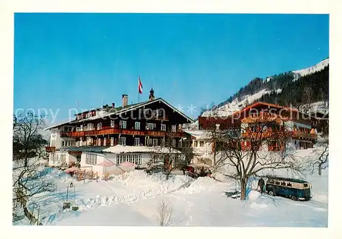 AK / Ansichtskarte Kitzbuehel_Tirol Hotel Tennerhof Winter Schnee Kitzbuehel Tirol