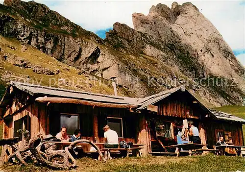 AK / Ansichtskarte St_Christina_Groeden Troierhuette 