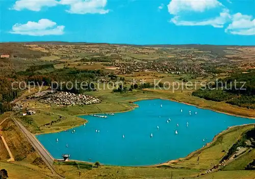 AK / Ansichtskarte Schotten_Hessen Fliegeraufnahme mit Niddatalsperre  Schotten Hessen
