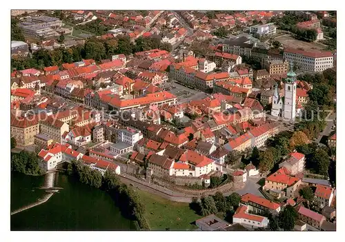 AK / Ansichtskarte Pisek_CZ Fliegeraufnahme 