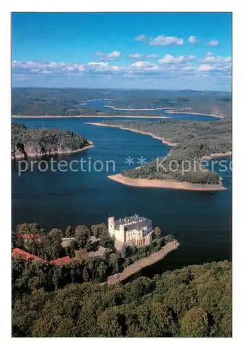 AK / Ansichtskarte Orlik_nad_Vltavou Zamek Orlik Fliegeraufnahme Orlik_nad_Vltavou