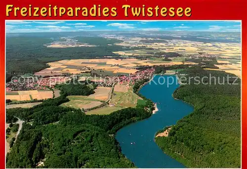 AK / Ansichtskarte Twistesee Fliegeraufnahme 