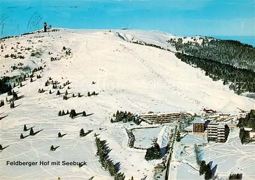 AK / Ansichtskarte Feldberg_1450m_Schwarzwald Hotel Feldberger Hof am Seebuck Fliegeraufnahme 