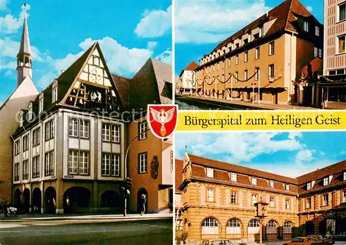 AK / Ansichtskarte Wuerzburg Buergerspital zum Heiligen Geist Weingut Altenheim Wuerzburg