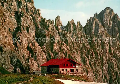 AK / Ansichtskarte Fiderepasshuette_2078m_Oberstdorf Ansicht 