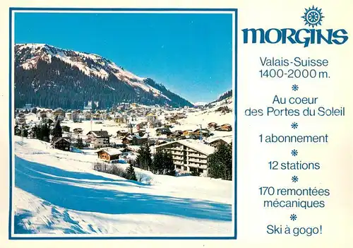 AK / Ansichtskarte Morgins Panorama Morgins