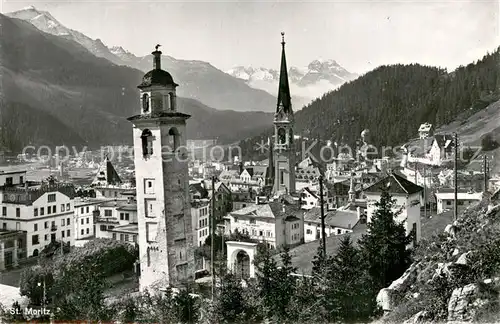 AK / Ansichtskarte St_Moritz_GR Panorama St_Moritz_GR