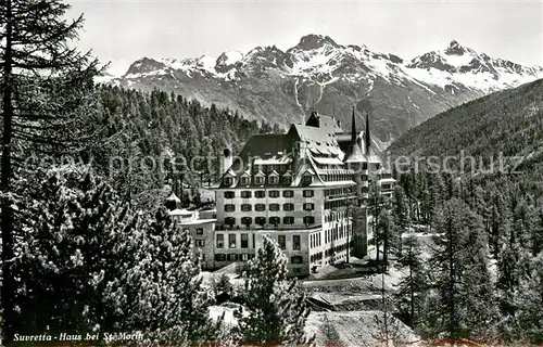 AK / Ansichtskarte St_Moritz_GR Suvretta Haus St_Moritz_GR