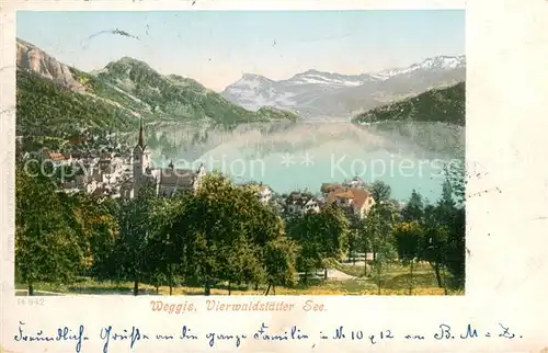 AK / Ansichtskarte Weggis_Vierwaldstaettersee Panorama Weggis_Vierwaldstaettersee