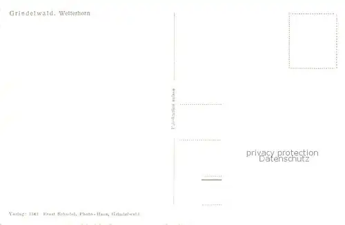 AK / Ansichtskarte Grindelwald mit Wetterhorn Grindelwald