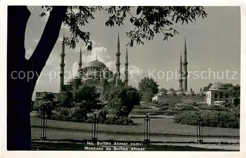 AK / Ansichtskarte Istanbul_Constantinopel_TK Mosque de Sultan Ahmet  