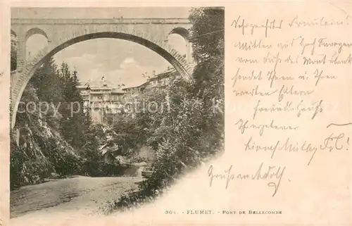 AK / Ansichtskarte Flumet_73_Savoie Pont de Bellecombe 