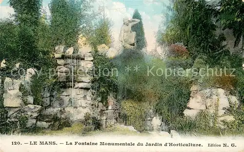 AK / Ansichtskarte Le_Mans_Sarthe La Fontaine Monumentale du Jardin d Horticulture Le_Mans_Sarthe