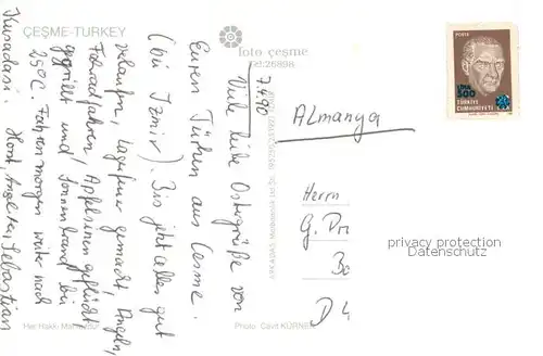 AK / Ansichtskarte Cesme_TK Panorama 