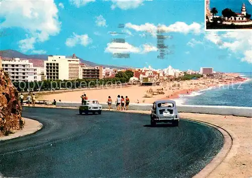 AK / Ansichtskarte CALELLA_de_la_Costa_ES Vista general de la Playa desde et Faro 