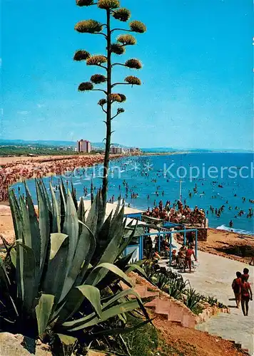 AK / Ansichtskarte Torredembarra_Tarragones_ES Strandpartie 