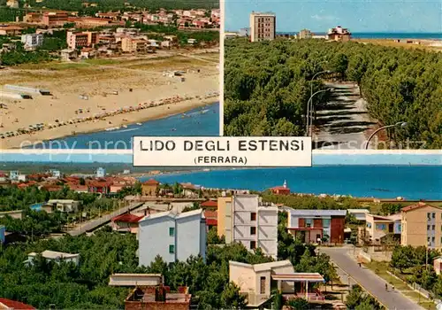AK / Ansichtskarte Lido Degli Estensi_IT Fliegeraufnahme Strand Panorama 