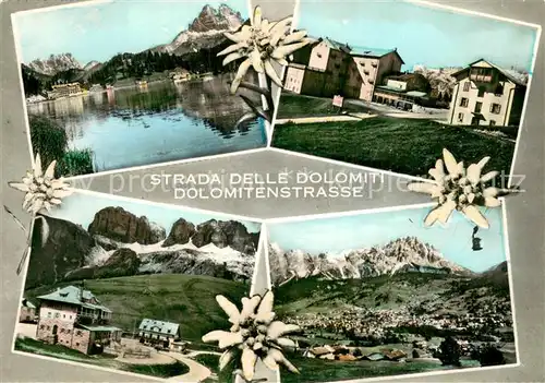 AK / Ansichtskarte Dolomiten_Dolomiti_IT Strada delle Dolomiti Panorama 