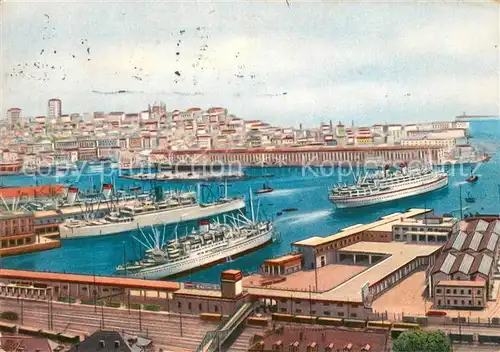 AK / Ansichtskarte Genova_Genua_Liguria Il Porto Genova_Genua_Liguria