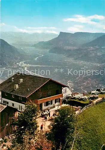 AK / Ansichtskarte Dorf Tirol_Suedtirol_IT Gasthaus Hochmut Fliegeraufnahme 